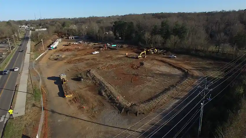 Before photo of Shelby, NC Water Treatment Plant