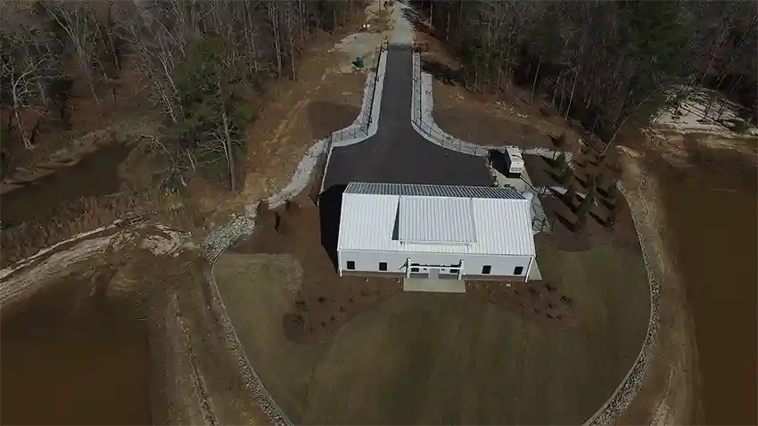 After photo of Waterloo, SC Raw Water Intake