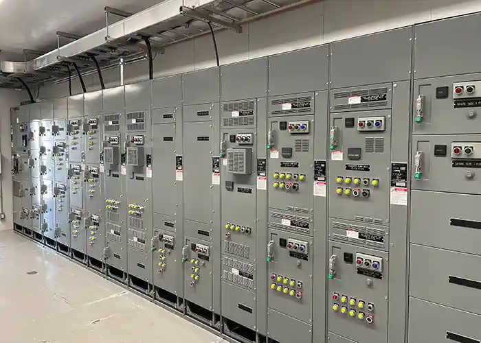 Motor control center lineup